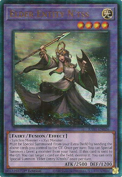 Elder Entity N'tss [RA01-EN026] Prismatic Ultimate Rare 