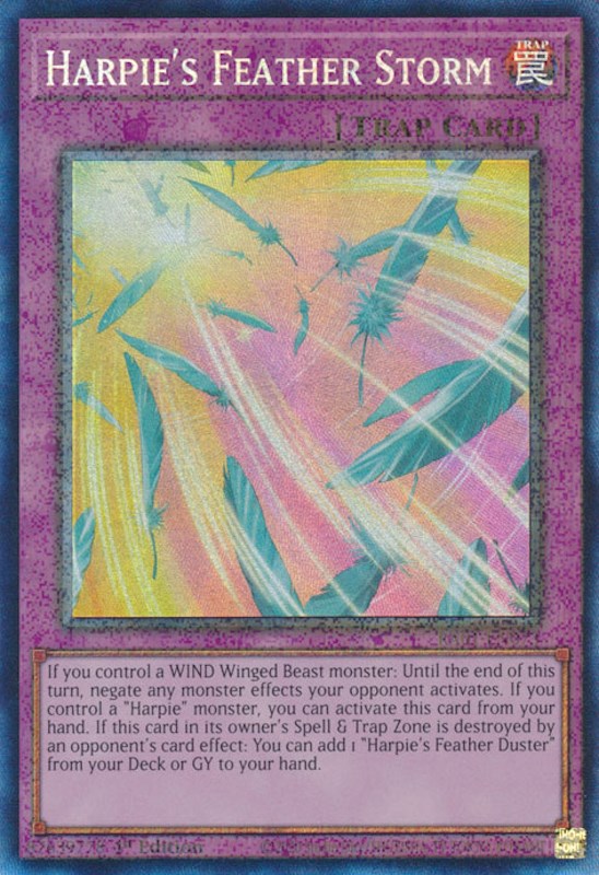 Harpie's Feather Storm [RA01-EN073] Prismatic Collector's Rare 
