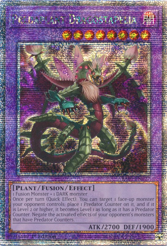 Predaplant Dragostapelia [RA01-EN027] Quarter Century Secret Rare 