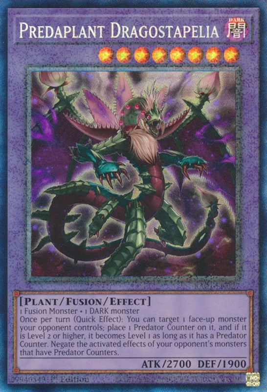 Predaplant Dragostapelia [RA01-EN027] Prismatic Collector's Rare 