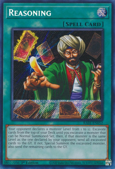 Reasoning [RA01-EN052] Secret Rare 