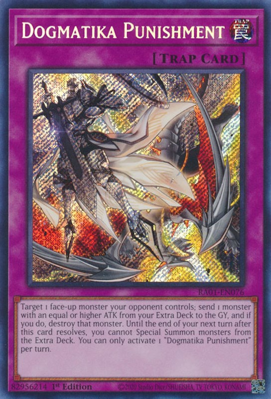 Dogmatika Punishment [RA01-EN076] Secret Rare 