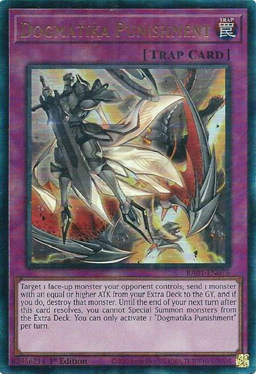 Dogmatika Punishment [RA01-EN076] Prismatic Ultimate Rare 