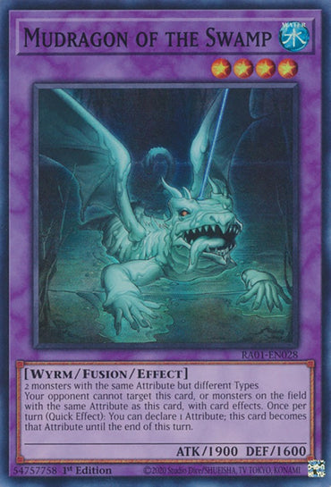 Mudragon of the Swamp [RA01-EN028] Super Rare 