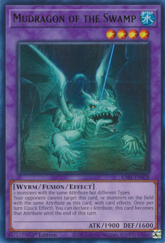 Mudragon of the Swamp [RA01-EN028] Ultra Rare 