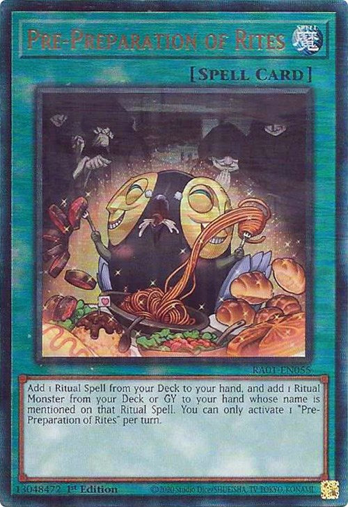 Pre-Preparation of Rites [RA01-EN055] Prismatic Ultimate Rare 