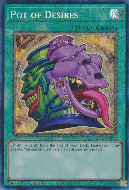 Pot of Desires [RA01-EN056] Prismatic Collector's Rare 