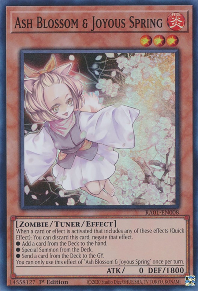 Ash Blossom &amp; Joyous Spring [RA01-EN008] Super Rare 