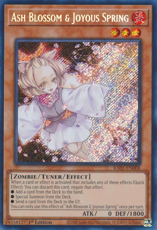 Ash Blossom &amp; Joyous Spring [RA01-EN008] Secret Rare 