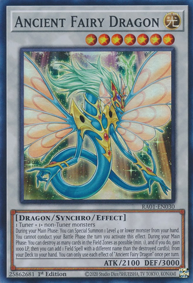 Ancient Fairy Dragon [RA01-EN030] Super Rare 