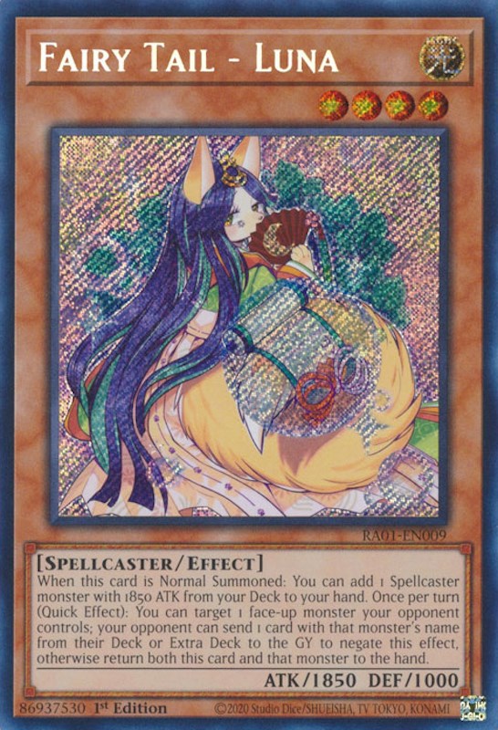 Fairy Tail - Luna [RA01-EN009] Secret Rare 