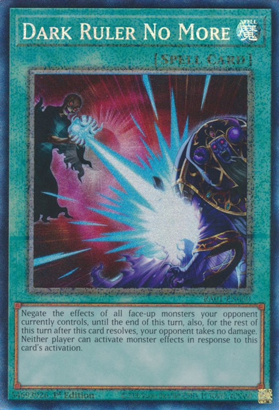 Dark Ruler No More [RA01-EN060] Prismatic Collector's Rare 