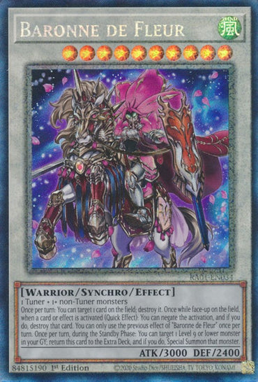 Baronne de Fleur [RA01-EN034] Prismatic Collector's Rare 