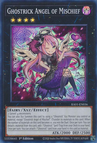 Ghostrick Angel of Mischief [RA01-EN036] Super Rare 