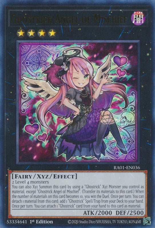 Ghostrick Angel of Mischief [RA01-EN036] Ultra Rare 