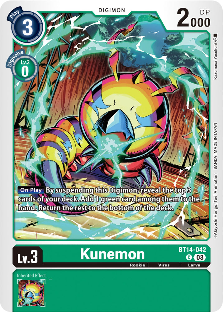 Kunemon [BT14-042] [Blast Ace] 
