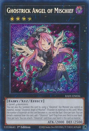 Ghostrick Angel of Mischief [RA01-EN036] Secret Rare 