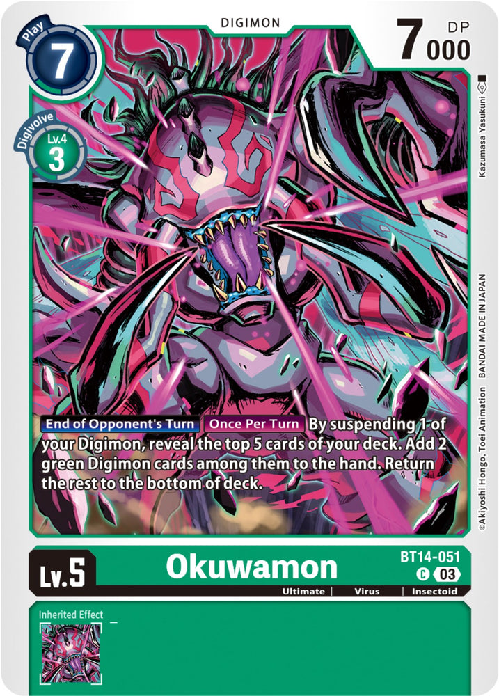 Okuwamon [BT14-051] [Blast Ace] 