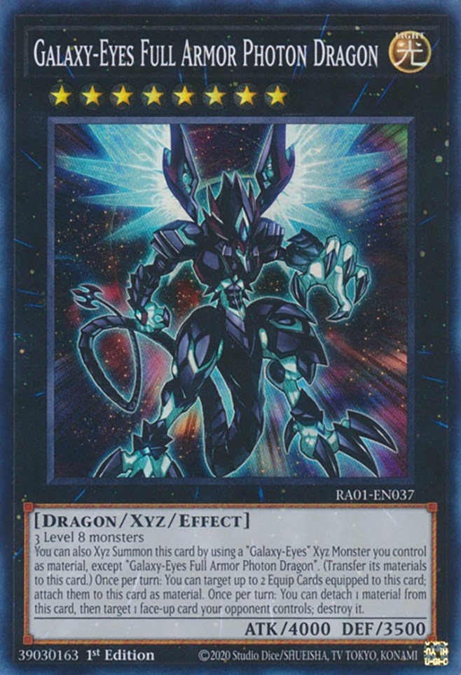 Galaxy-Eyes Full Armor Photon Dragon [RA01-EN037] Super Rare 