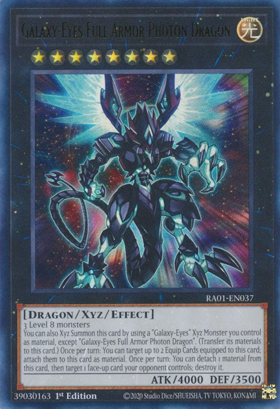 Galaxy-Eyes Full Armor Photon Dragon [RA01-EN037] Ultra Rare 