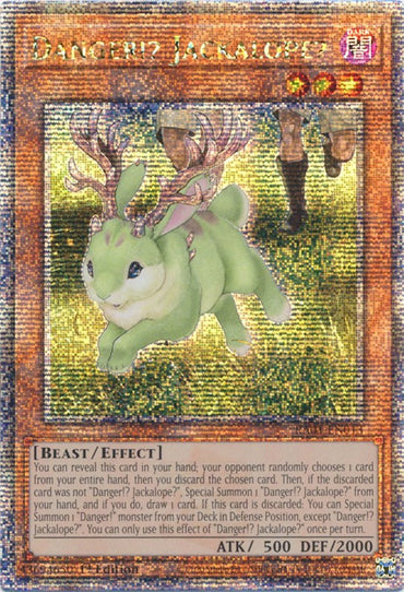 Danger!? Jackalope? [RA01-EN013] Quarter Century Secret Rare 