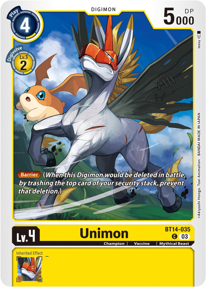 Unimon [BT14-035] [Blast Ace] 