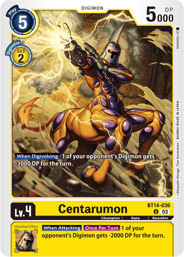 Centarumon [BT14-036] [Blast Ace] 