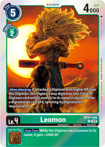Leomon [BT14-048] [Blast Ace] 