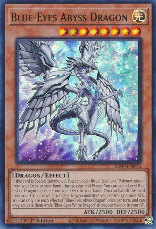 Blue-Eyes Abyss Dragon [RA01-EN016] Ultra Rare 