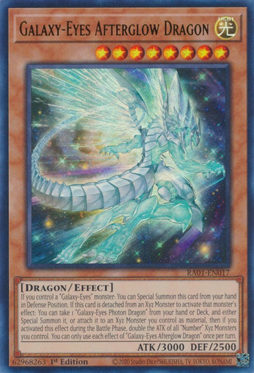 Galaxy-Eyes Afterglow Dragon [RA01-EN017] Ultra Rare 