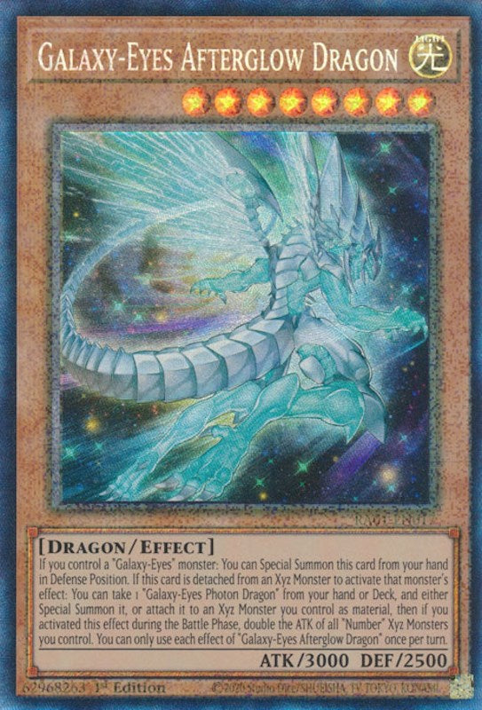 Galaxy-Eyes Afterglow Dragon [RA01-EN017] Prismatic Collector's Rare 