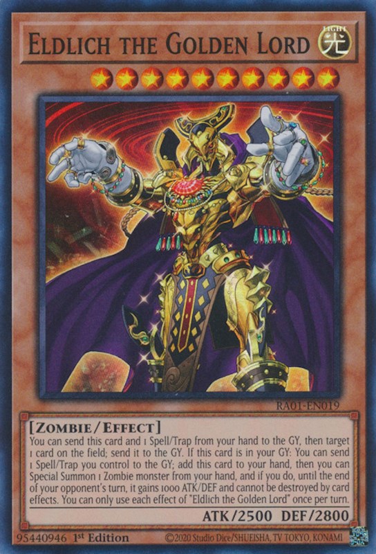 Eldlich the Golden Lord [RA01-EN019] Super Rare 