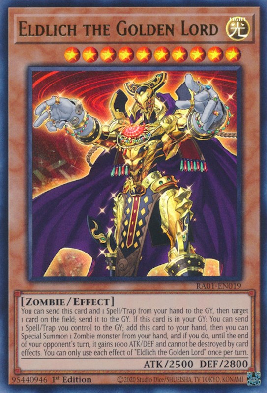 Eldlich the Golden Lord [RA01-EN019] Ultra Rare 