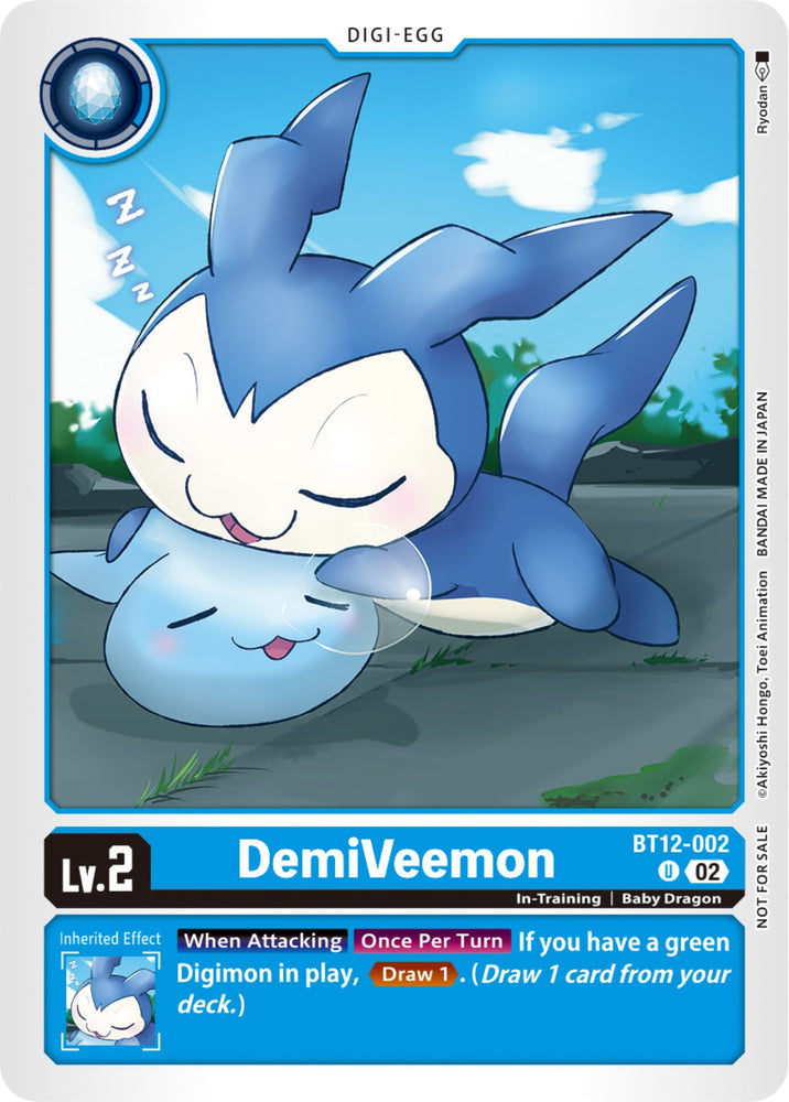 DemiVeemon [BT12-002] (NYCC 2023 Demo Deck) [Across Time] 