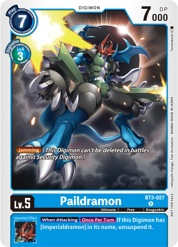 Paildramon [BT3-027] (NYCC 2023 Demo Deck) [Release Special Booster Ver.1.5] 