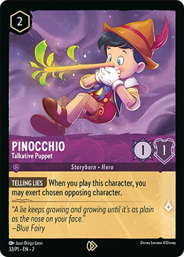 Pinocchio - Talkative Puppet (32) [Promo Cards] 