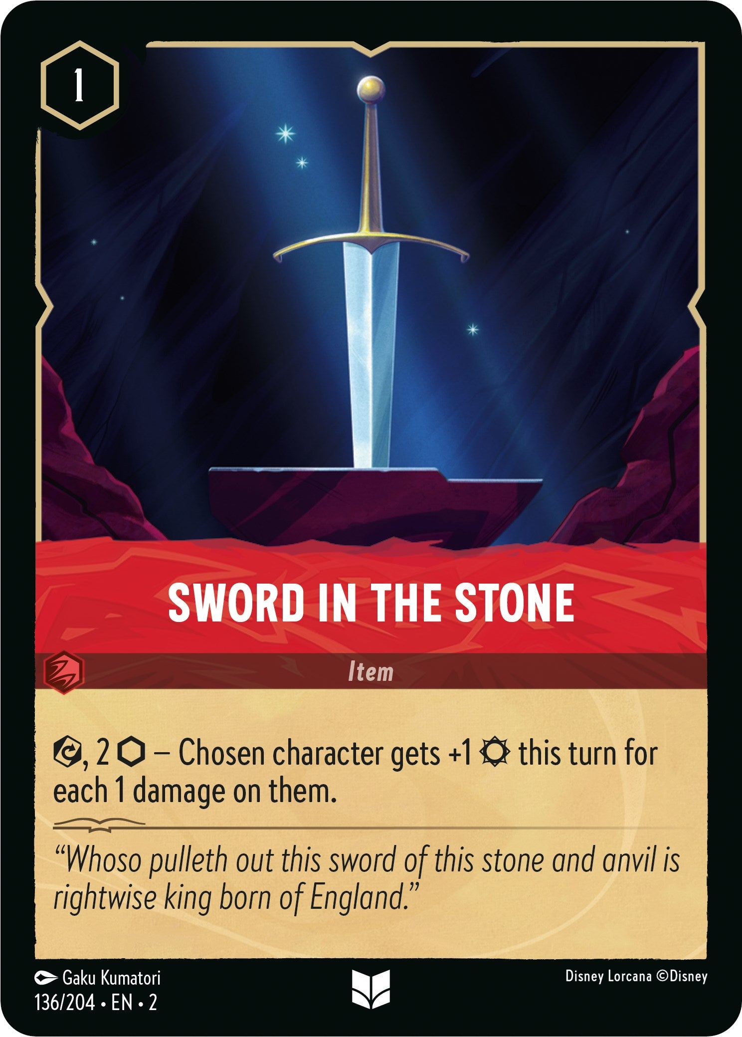 Sword in the Stone (136/204) [Rise of the Floodborn] 