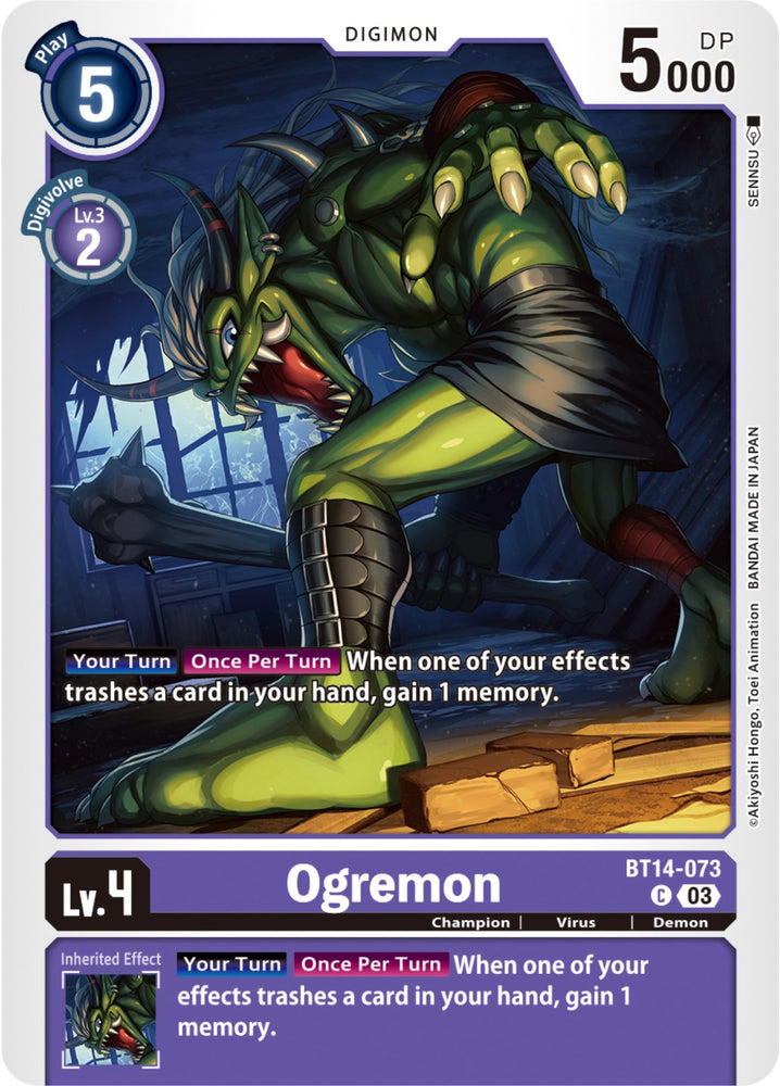 Ogremon [BT14-073] [Blast Ace] 