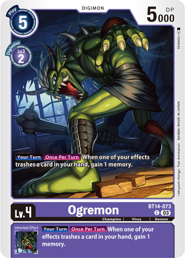 Ogremon [BT14-073] [Blast Ace] 