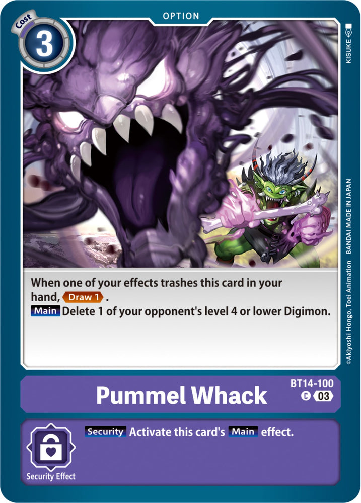 Pummel Whack [BT14-100] [Blast Ace] 