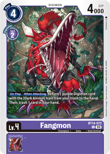 Fangmon [BT14-072] [Blast Ace] 