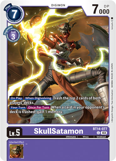 SkullSatamon [BT14-077] [Blast Ace] 