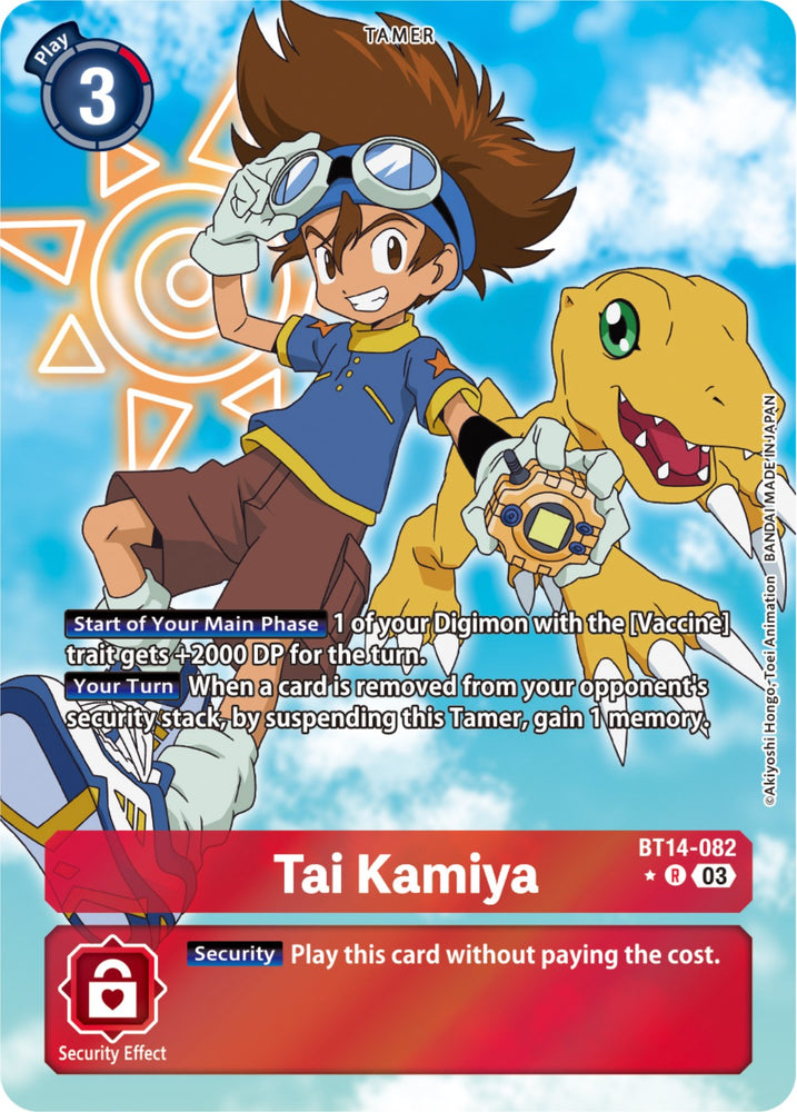 Tai Kamiya [Bt14-082] (Alternate Art) [Blast Ace] 