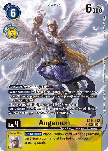 Angemon [BT14-102] (Alternate Art) [Blast Ace] 