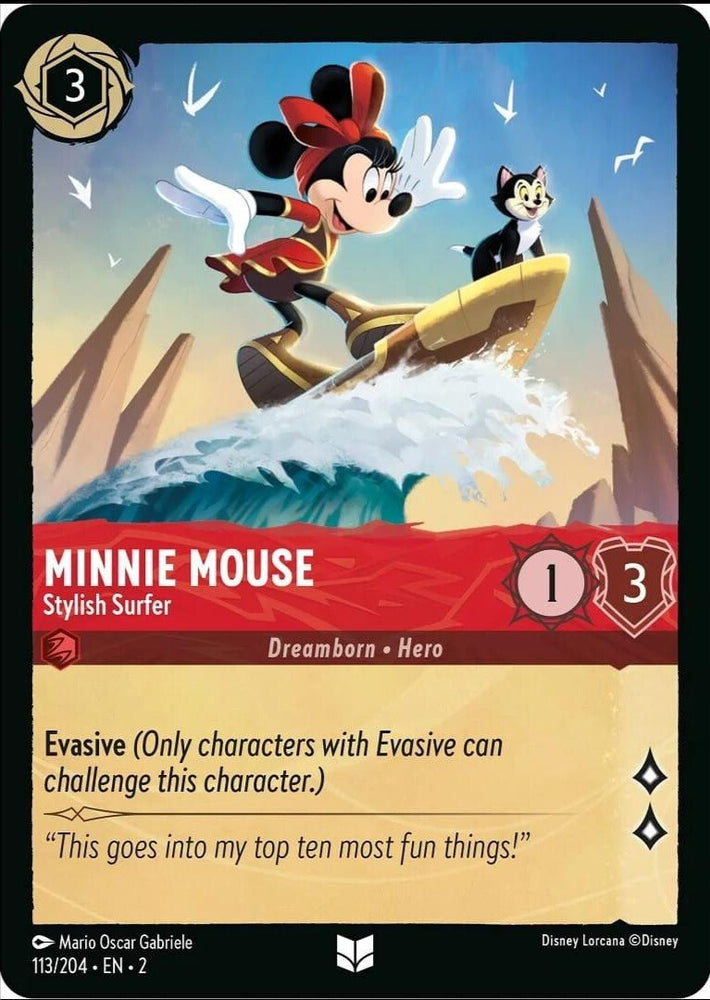 Minnie Mouse - Stylish Surfer (113/204) [Rise of the Floodborn] 