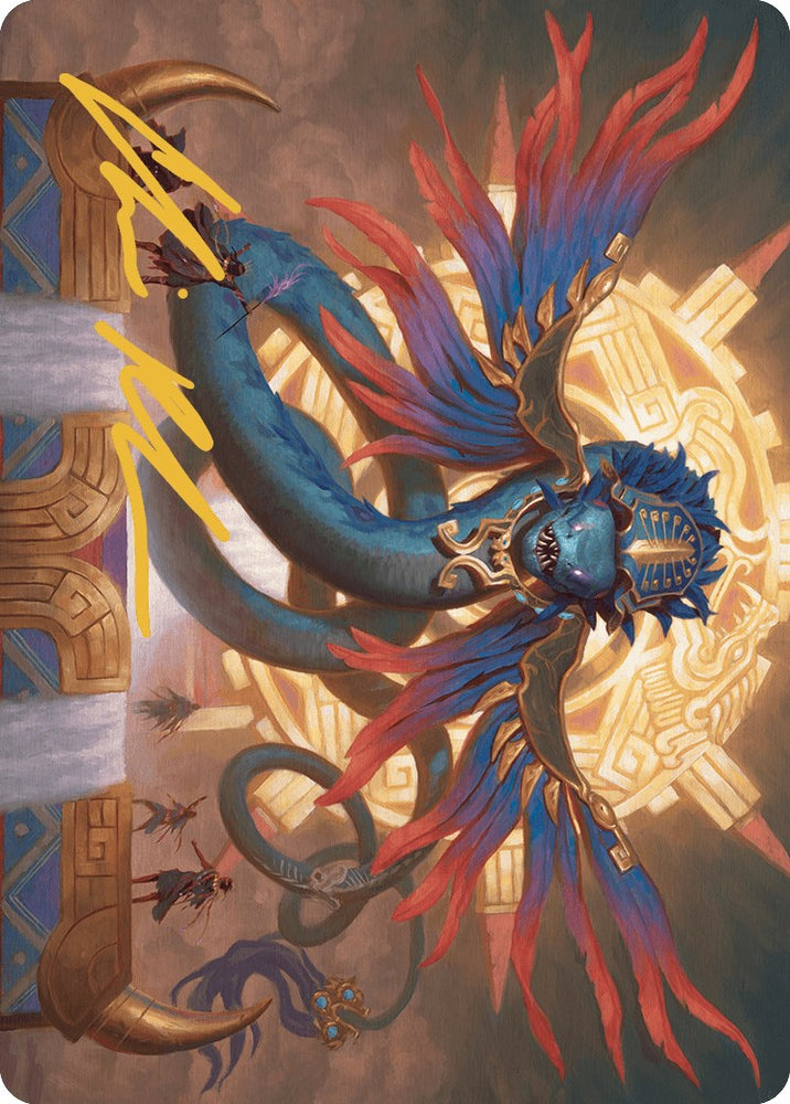 Ojer Pakpatiq, Deepest Epoch Art Card (13/81) (Gold-Stamped Signature) [The Lost Caverns of Ixalan Art Series] 