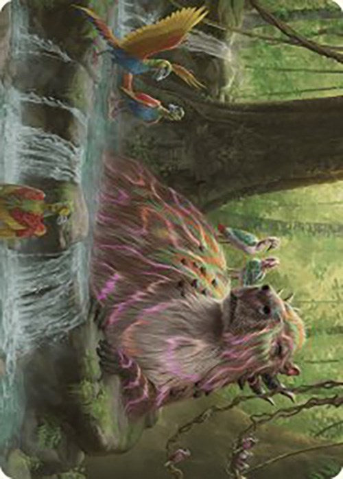 Basking Capybara Art Card [The Lost Caverns of Ixalan Art Series] 