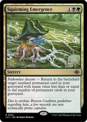 Squirming Emergence [The Lost Caverns of Ixalan Prerelease Cards] 