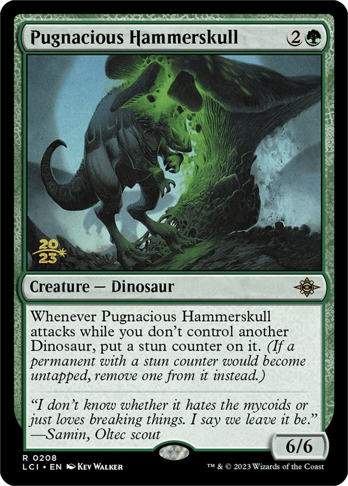 Pugnacious Hammerskull [The Lost Caverns of Ixalan Prerelease Cards] 