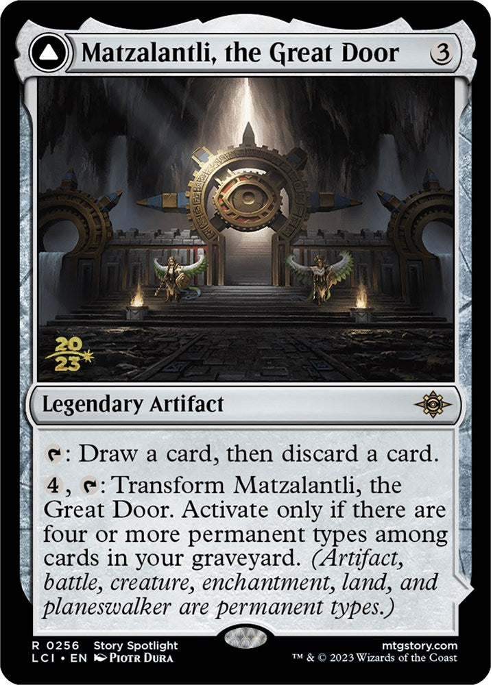 Matzalantli, the Great Door // The Core [The Lost Caverns of Ixalan Prerelease Cards] 